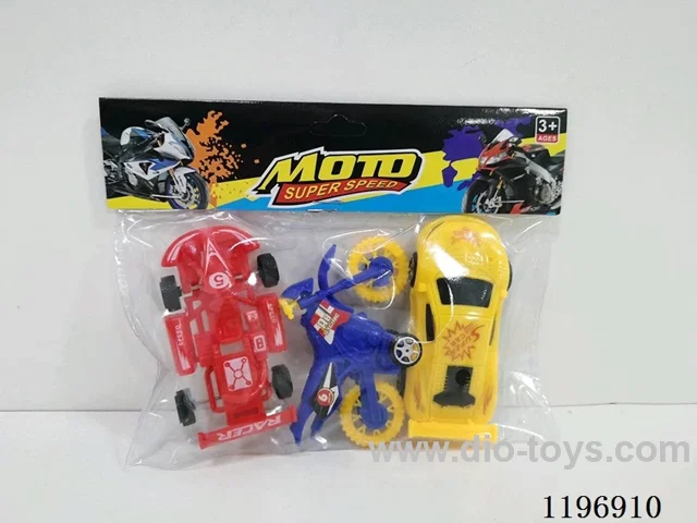 3PCS free wheel car