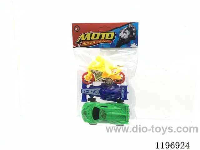 3PCS free wheel car
