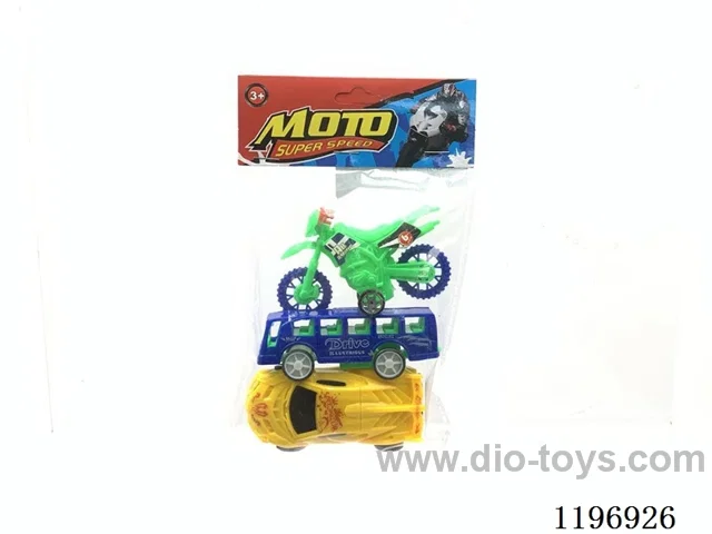 3PCS free wheel car