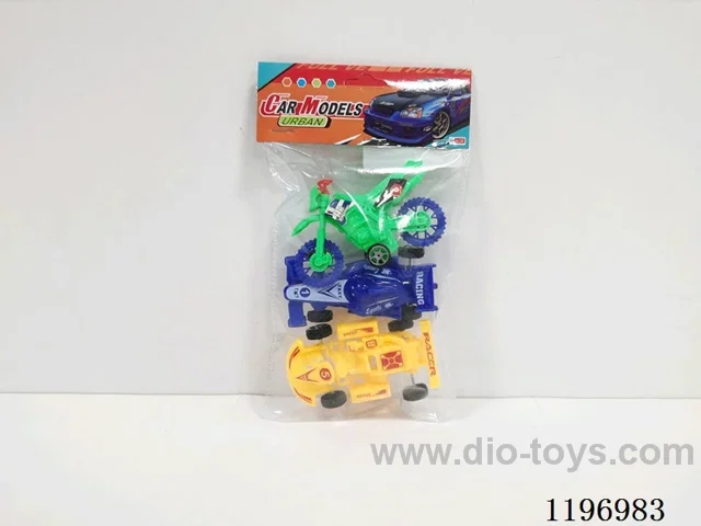 3PCS free wheel car