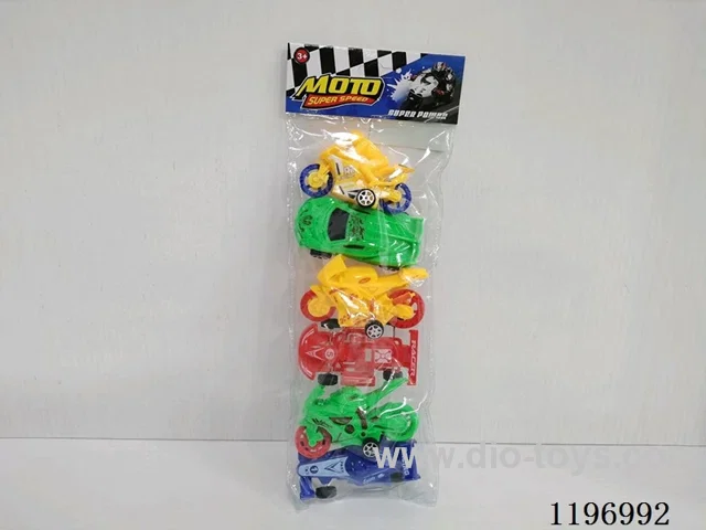 6PCS free wheel car