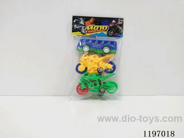 3PCS free wheel car