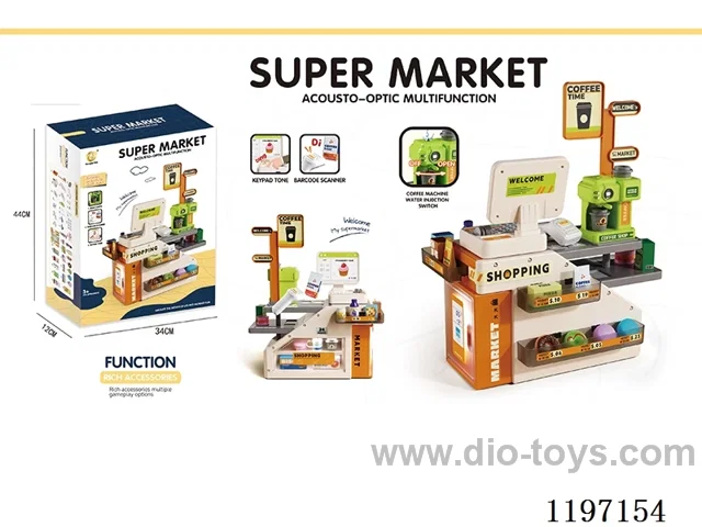 Multi-functional supermarket cash register