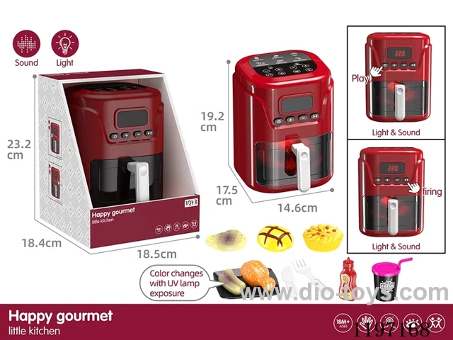 Air Fryer-Lighting-Sound-3*AA-Not Included