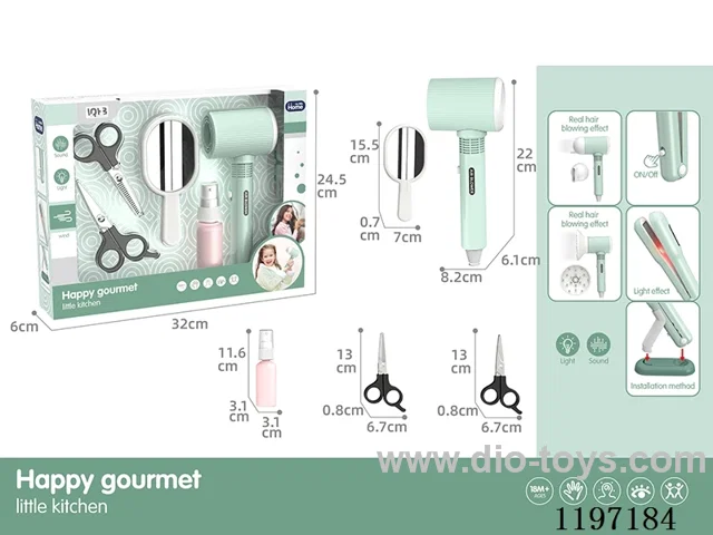 Electric Hair Dryer-3*AAA-Not Included