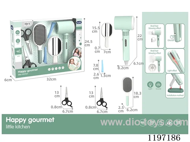 Electric Hair Dryer-3*AAA-Not Included
