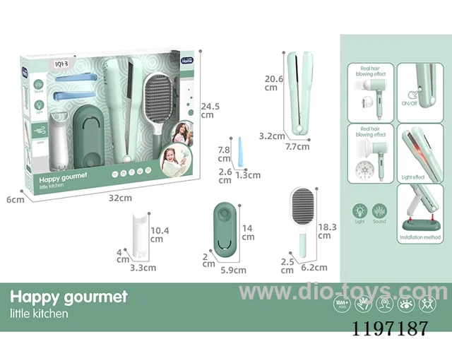 Hair Straightener-Lighting-Sound-2*AAA-Not Included