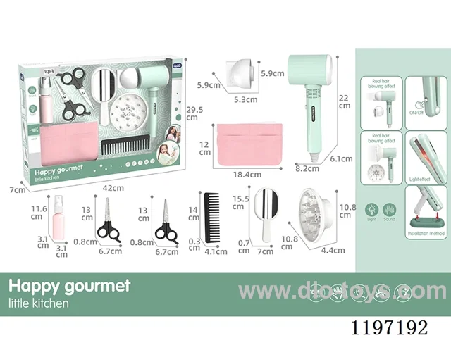 Electric Hair Dryer-3*AAA-Not Included