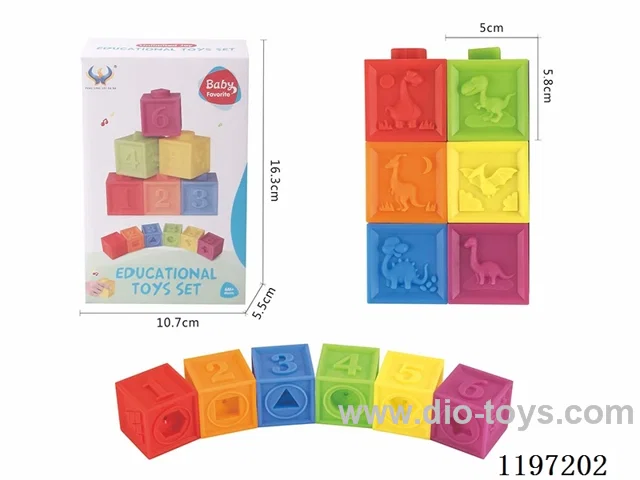 Educational Dinosaur Number Cube