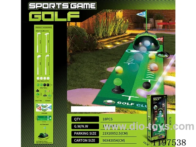 Golf Set/Luminous Clubs/Balls