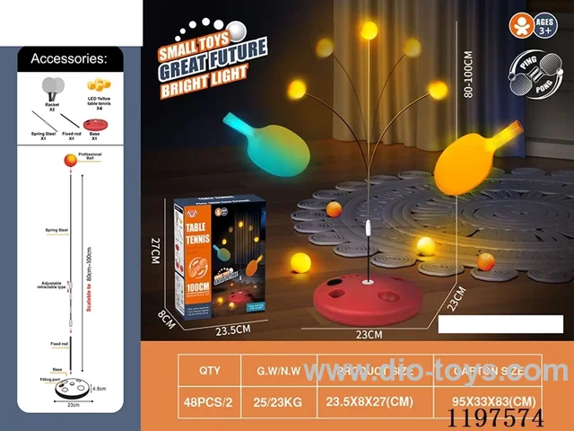 Illuminated Table Tennis Set