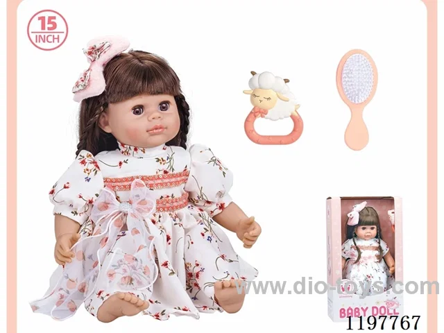 15” Cotton Body Doll + Accessories