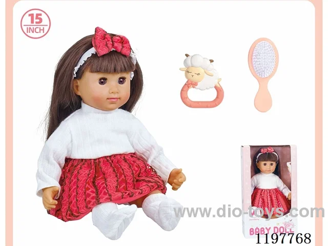 15” Cotton Body Doll + Accessories