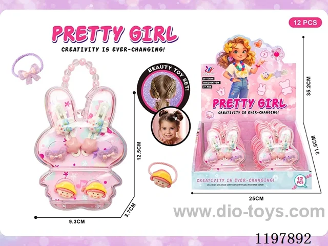 Hair clip and rope storage box