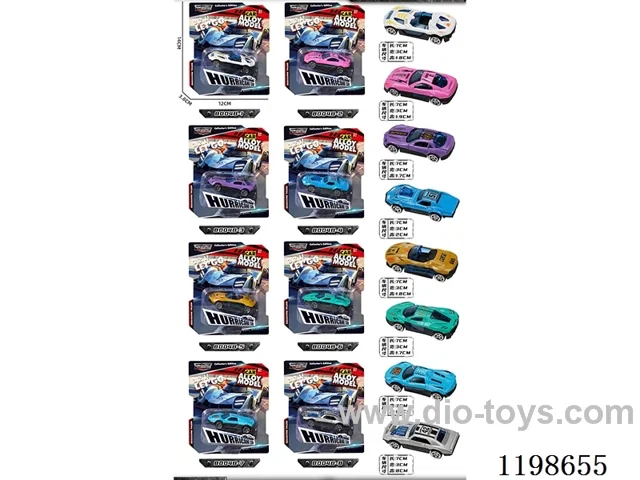 1:72 free wheel alloy car (racing)