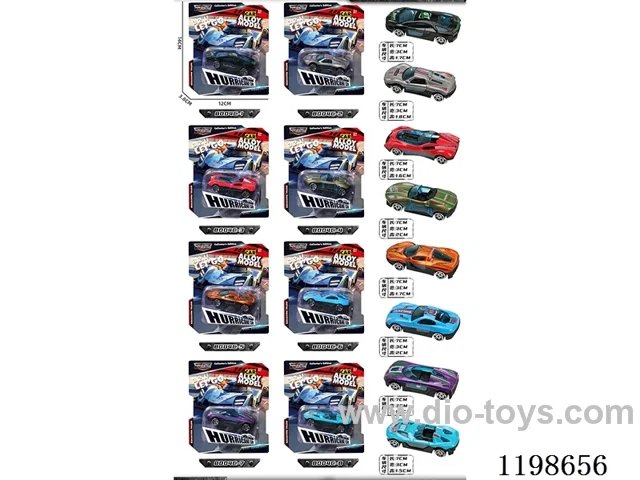 1:72 free wheel alloy car (racing)