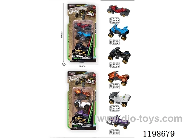 1:64 free wheel alloy car (motorcycle)