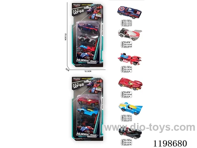 1:64 free wheel alloy car (racing car)