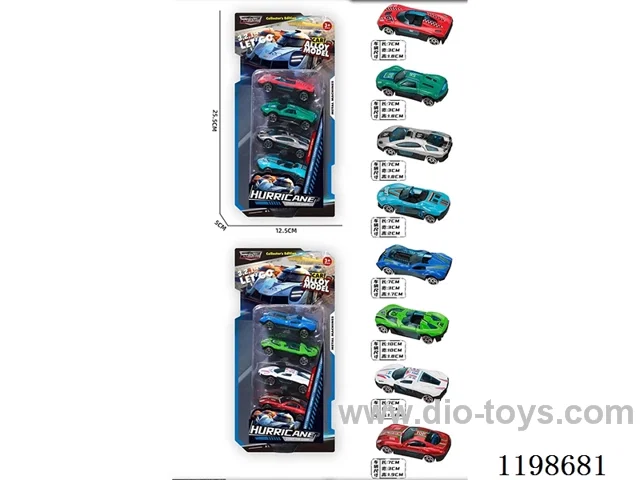 1:72 free wheel alloy car (racing)