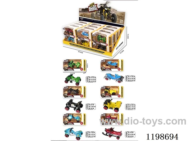 1:64 free wheel alloy car (motorcycle)