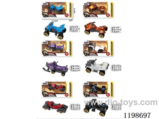 1:64 free wheel alloy car (motorcycle)