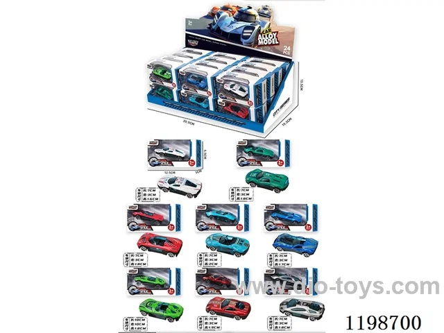 1:72 free wheel alloy car (racing)