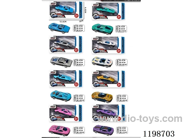1:72 free wheel alloy car (racing)