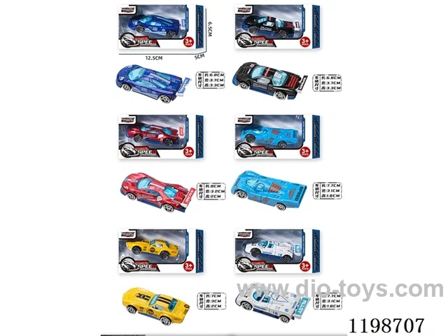 1:64 free wheel alloy car (racing)