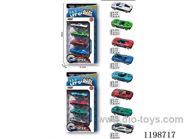 1:72 free wheel alloy car (racing)