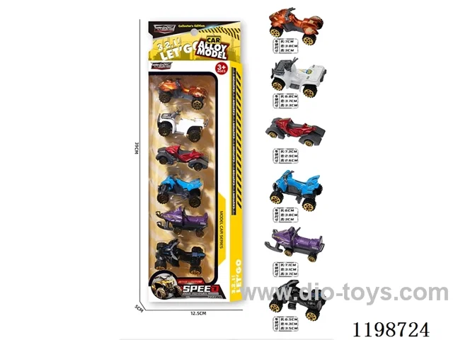 1:64 free wheel alloy car (motorcycle)