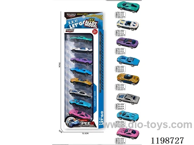 1:72 free wheel alloy car (racing)