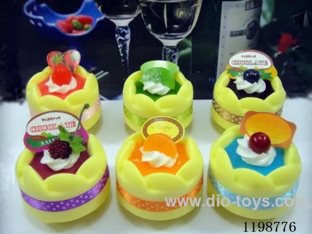 Simulation Cream Cake Refrigerator Stickers