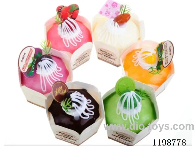 Simulation Cream Cake Refrigerator Stickers