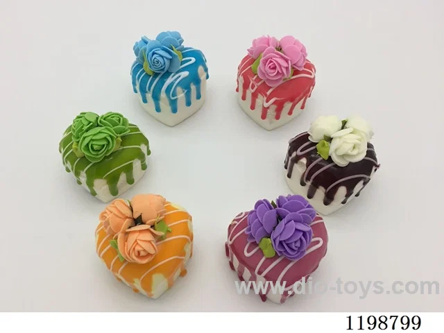 Rose Heart Shaped Cupcakes