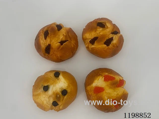 Simulation bread model refrigerator stickers