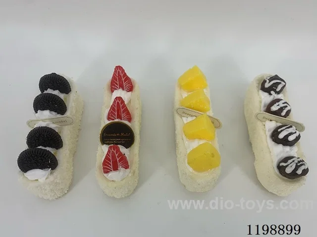 Simulation Chocolate Fruit Cake Refrigerator Stickers