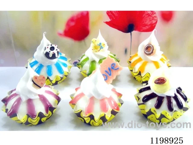 Simulation Cream Cake Refrigerator Stickers
