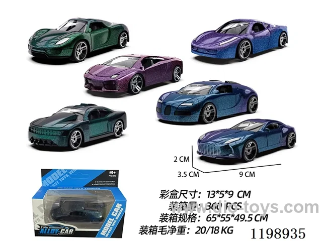 1：60 pull back alloy car