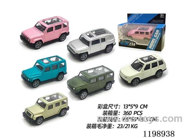 1：60 pull back alloy car