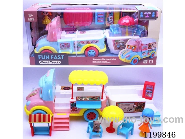 Girls Play House Flip Top Food Truck Set (2 Mixed Pack)