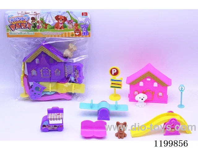 Puppy Cabin Playground Scenario Set