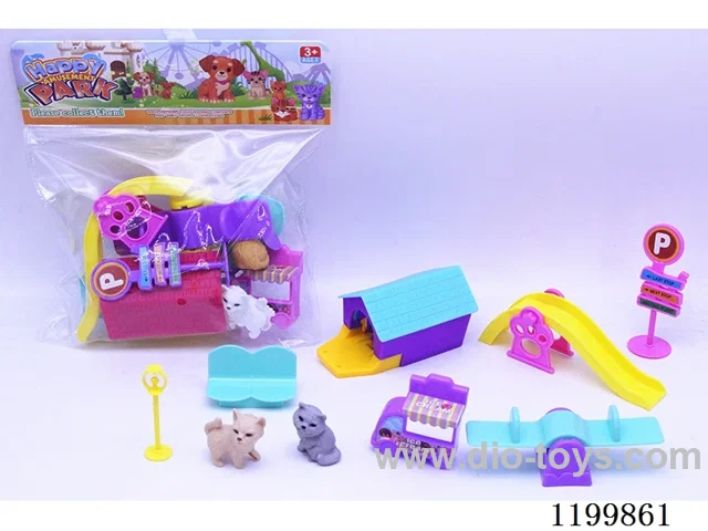 Kitten's Cabin Playground Scenario Set