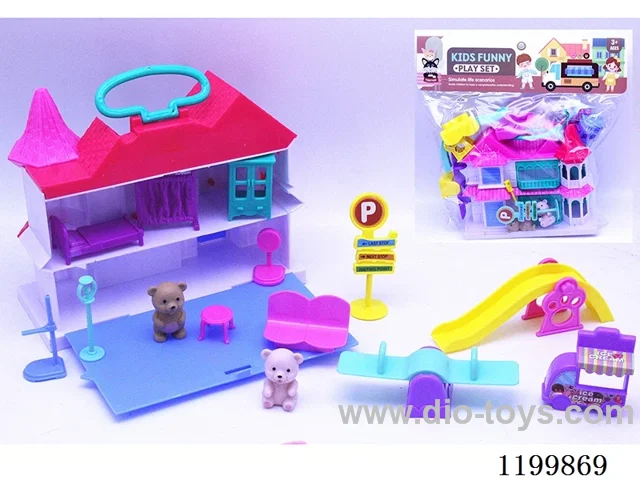 Bear Flap Villa Play Set