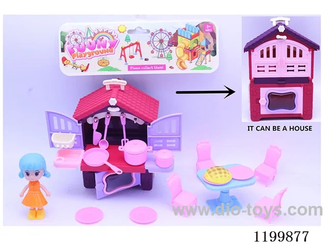 Chitterlings Dining Set + Little Girl (2 Girls Mixed)