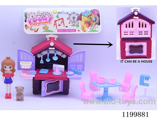 Chitter House Dining Chair Kitchen Set + Girl & Bear