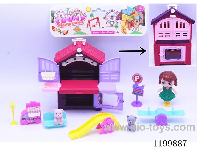 2PCS Chitty Chitty Girls House Set