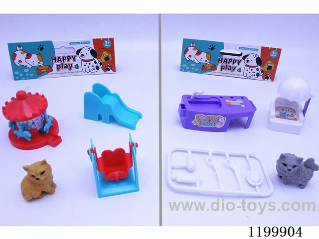 Kitten Paradise/Pet Grooming Scene Set (2 Mixed Pack)