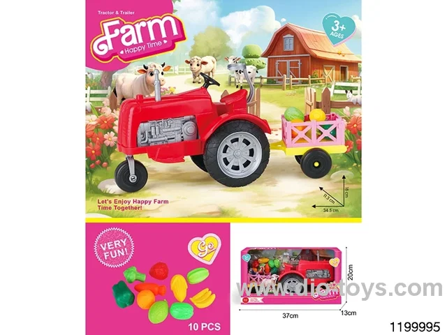 Skidding Farmer's Cart Set