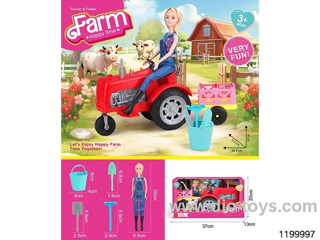 Skidding Farmer's Cart Set