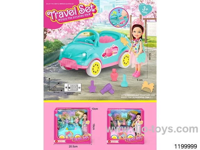 6 inch Barbie Car Set